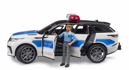 Range Rover Velar Polizeifahrzeug mit Polizist